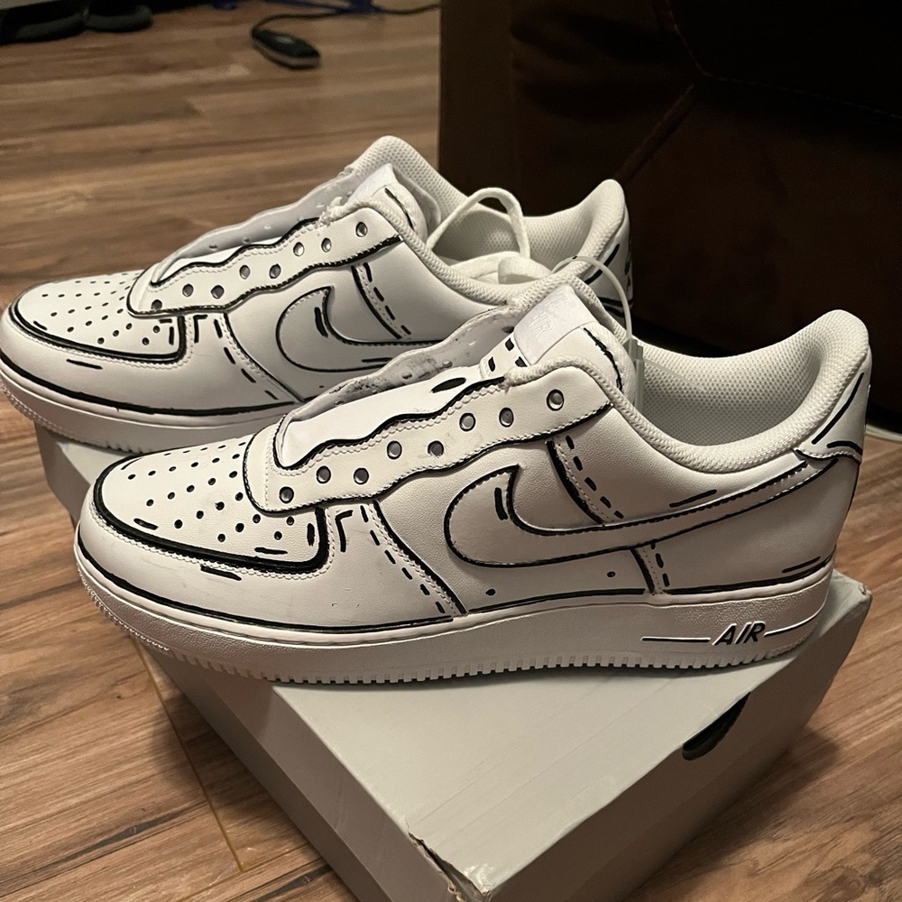 Custom Air Force 1 Cartoon!